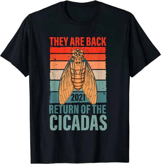 Cicada Men's T Shirt They're Back Cicadas Return Of The Cicadas 2021