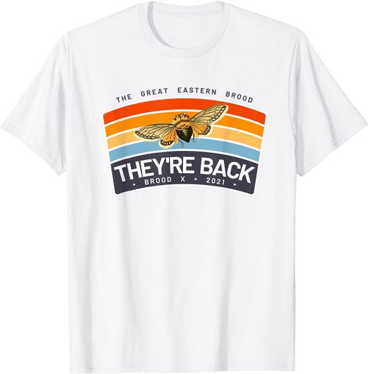 Cicada Men's T Shirt The Great Eastern Brood 2021 They're Back