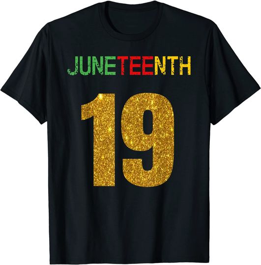 Juneteenth Men's T Shirt Black Pride