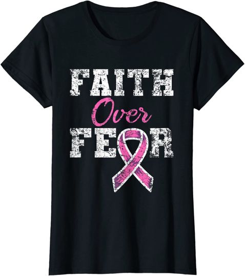 Faith Over Fear Breast Cancer Awareness Hoodie