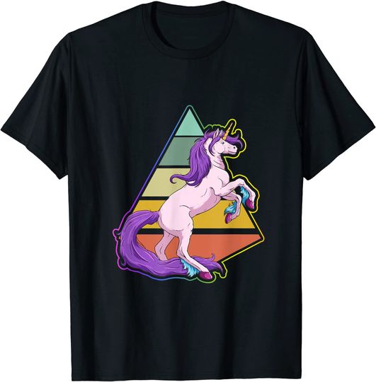 Vintage Unicorn Animal Retro Unicorns Lover T-Shirt