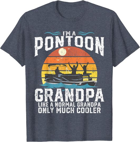 Men's T Shirt I'm Pontoon Grandpa