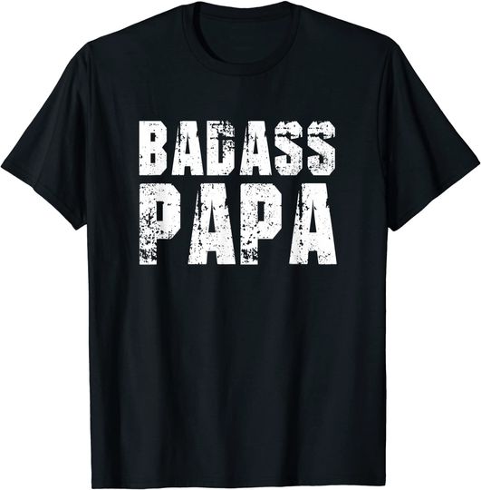 Men's T Shirt Badass Papa