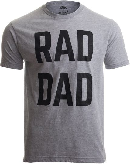 RAD DAD | Funny Cool Dad Joke Humor, Daddy Father's Day Grandpa Fathers T-Shirt