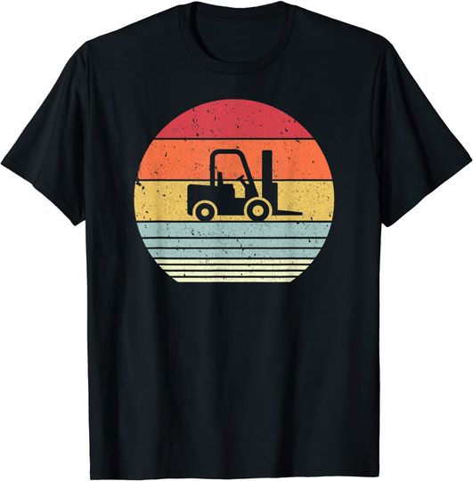 Forklift Shirt. Retro Style T-Shirt
