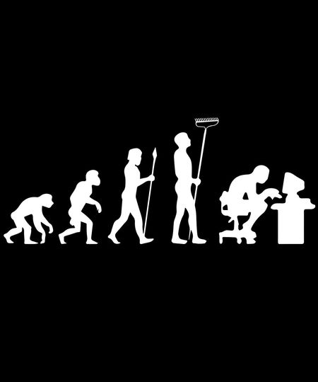 Market Trendz Evolution of Man t Shirts for Men | Monkey to Modern Man Funny t Shirts for Men