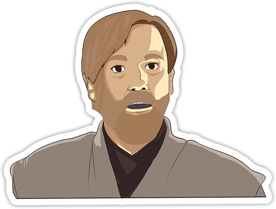 OBI Wan Kenobi Hello There Sticker 3"