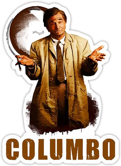 Columbo 60 Sticker 2"