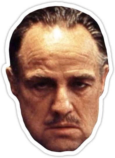 The Godfather Vito Corleone Tte Sticker 2"