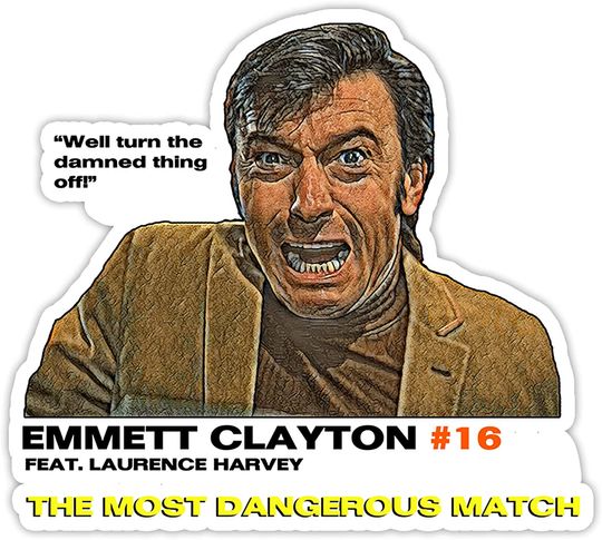 Columbo Emmett Clayton The Most Dangerous Sticker 2"