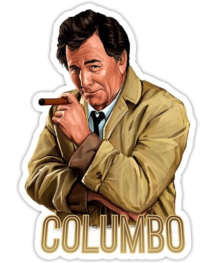 Columbo Sries tl Sticker 2"