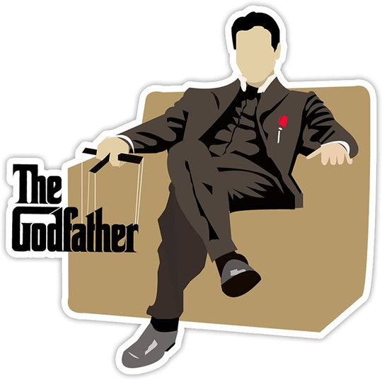 The Godfather Michael Corleone  Sticker 2"