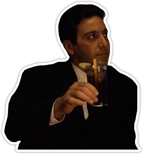 The Godfather Don Michael Corleoneacclamations Sticker 3"