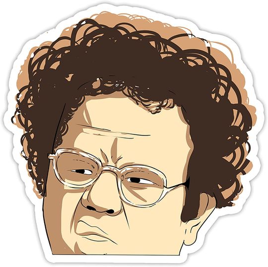 Check It Out! Dr. Steve Brule  Cool Guy Zone Keep Out Sticker 2"