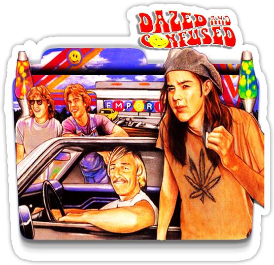 Dazed and Confused Ron Slater  Sticker 3"