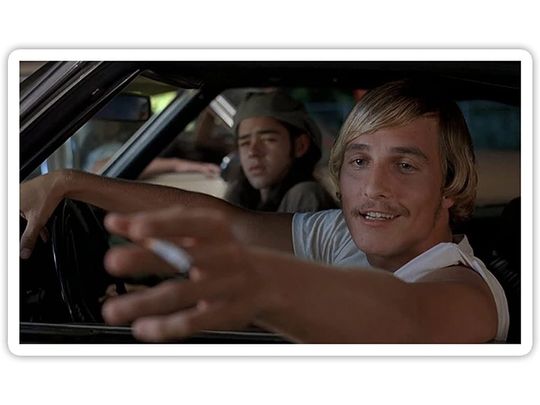 Dazed and Confused David Wooderson Sticker 2"