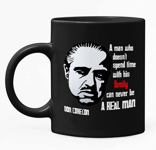 The Godfather Don Vito Corleone Than The Familly Mug 15oz