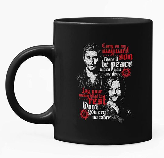 Dean And Sam Winchester Rebellious sons Mug 11oz