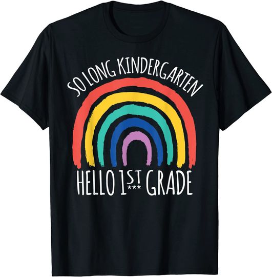 SO LONG KINDERGARTEN HELLO SUMMER Teacher Student Kids T-Shirt