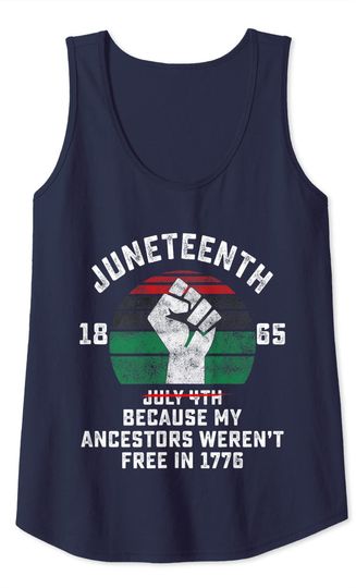 Juneteenth Flag African American Ancestors Men Women Kids Tank Top