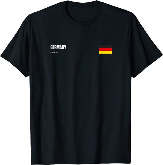 Euro 2021 Men's T Shirt German Team Flag Fan