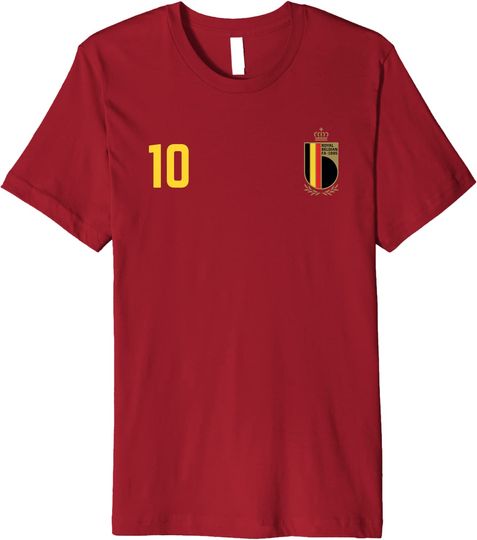 Euro 2021 Men's T Shirt Belgian Football Team Premium
