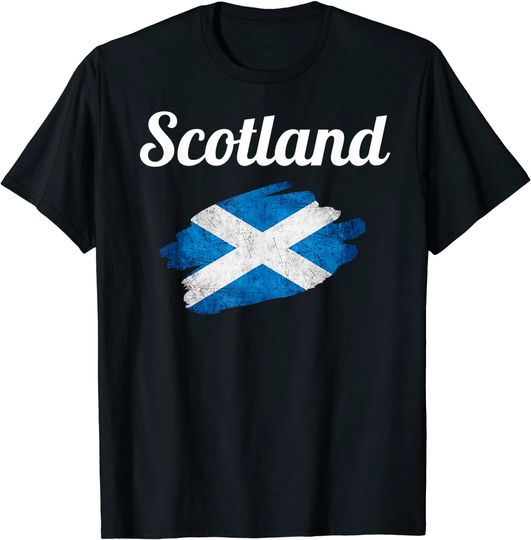 Euro 2021 Men's T Shirt Scotland Fans Vintage