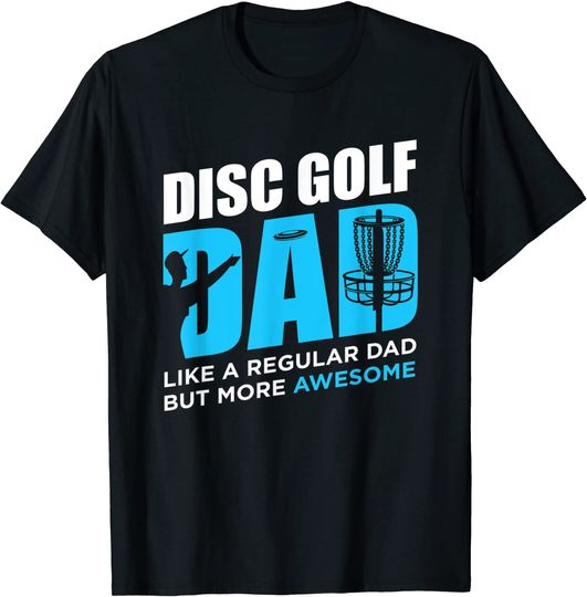 Disc Golf Vintage Funny Disc Golfing Dad Lover Player Gift T-Shirt