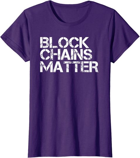 BLOCK CHAINS MATTER Hoodie Funny Blockchain Bitcoin Gift Idea
