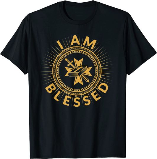 Christerest: I AM Blessed Christian Affirmation Gift T-Shirt