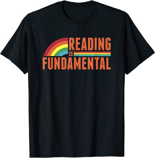 Fundamental Reading Geeky Bookworm Poetry Lover Literature T-Shirt