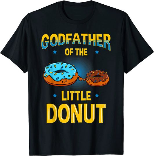 Godfather Of The Little Donut Gender Reveal Baby Shower T-Shirt