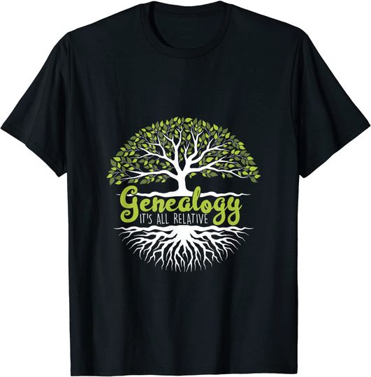 Genealogist Genealogy Ancestry Roots Family Tree History T-Shirt
