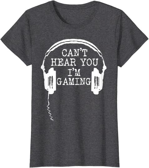 Funny Gamer Gift Headset Can't Hear You I'm Gaming Hoodie