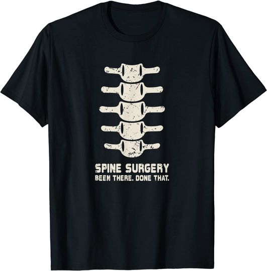 Spine Surgery TShirt Lumbar Spinal Fusion Back Recovery Gift