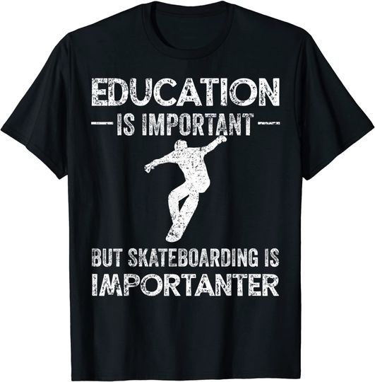 Skateboarding Skateboard Gift for Skateboarder Vintage Gift T-Shirt