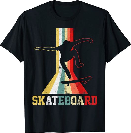 Retro Skateboard Skateboarder Skateboarding T-Shirt