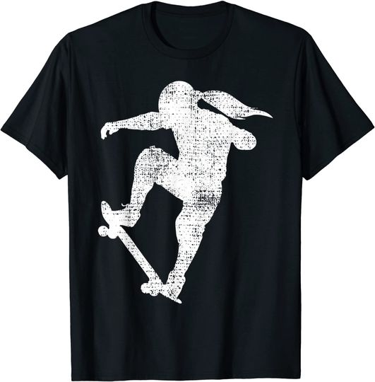 Skater Girl Skateboard Gift Skateboarder T-Shirt