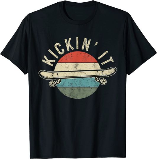 Skateboard Skateboarding Gift for Skateboarder Retro Vintage T-Shirt