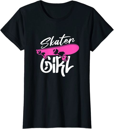 Skater Skateboard Skateboarding for Girls T-Shirt