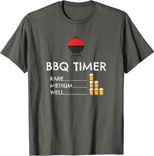 BBQ Timer Barbecue Shirt Funny Grill Grilling Gift