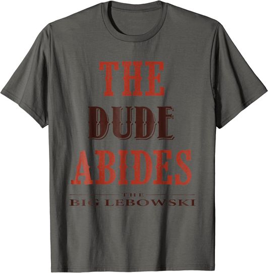Big Lebowski The Dude Abides Graphic T-Shirt
