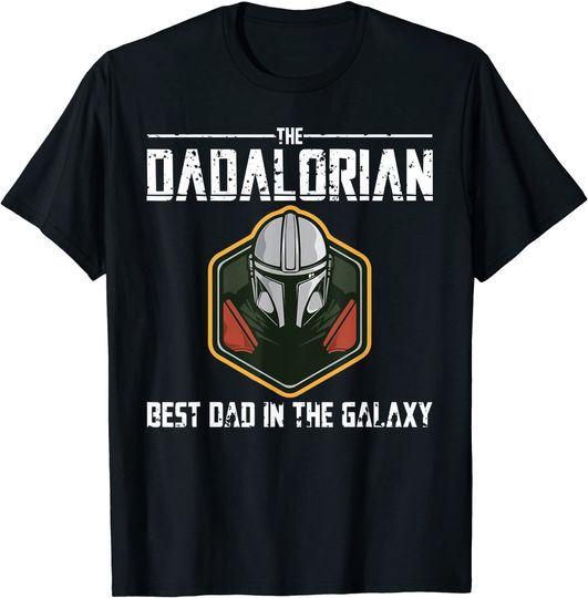 Mens Retro The Dadalorian Graphic Father's Day Tees Vintage Best T-Shirt