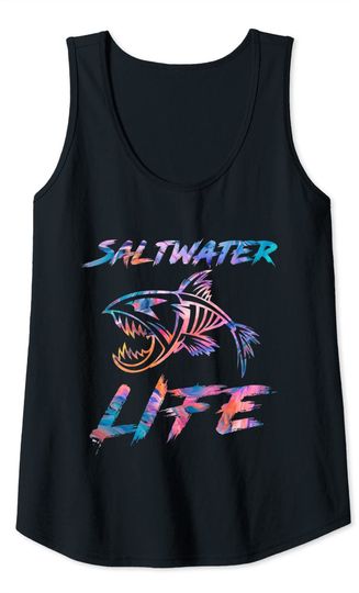 Saltwater Life Fishing Tank Top