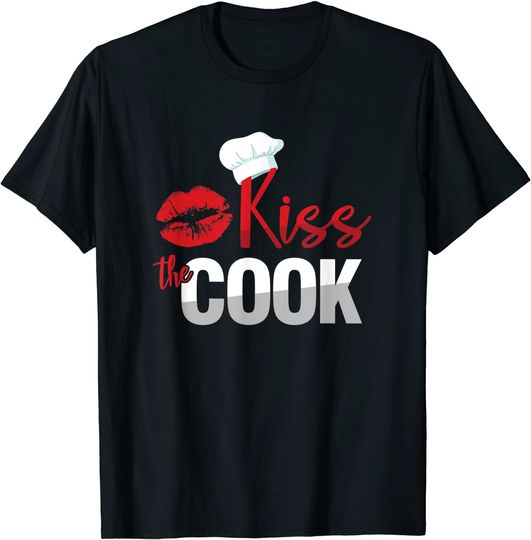 Funny Kiss The Culinary Chef Cook Baker T-Shirt T-Shirt