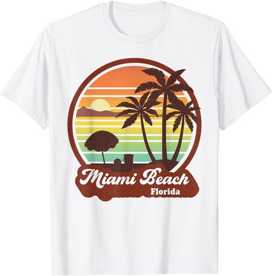 Men's T Shirt Miami Beach Florida