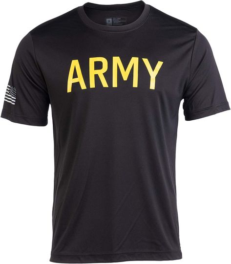 Army Wicking PT Style Shirt | U.S. Military Performance Training Infantry Workout T-Shirt