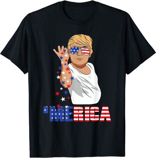Funny Trump Salt Merica Freedom 4th of July T-Shirt Gifts T-Shirt