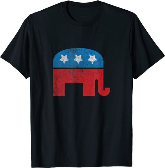 Distressed Republican Elephant T-Shirt