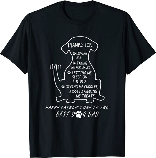 Happy Father's Day Dog Dad T-Shirt
